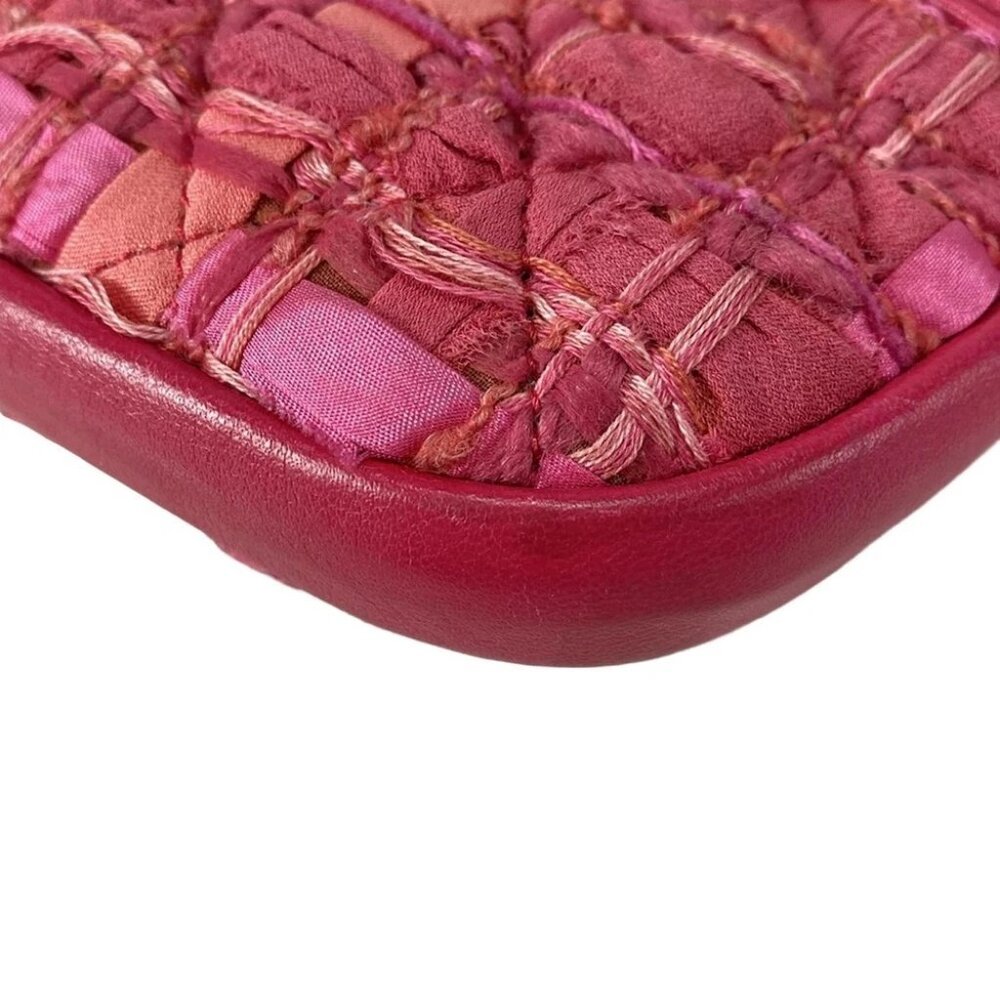 CHANEL Girl Chanel Pink Tweeds Lambskin Shoulder Bag gold hardware - Picture 7 of 16